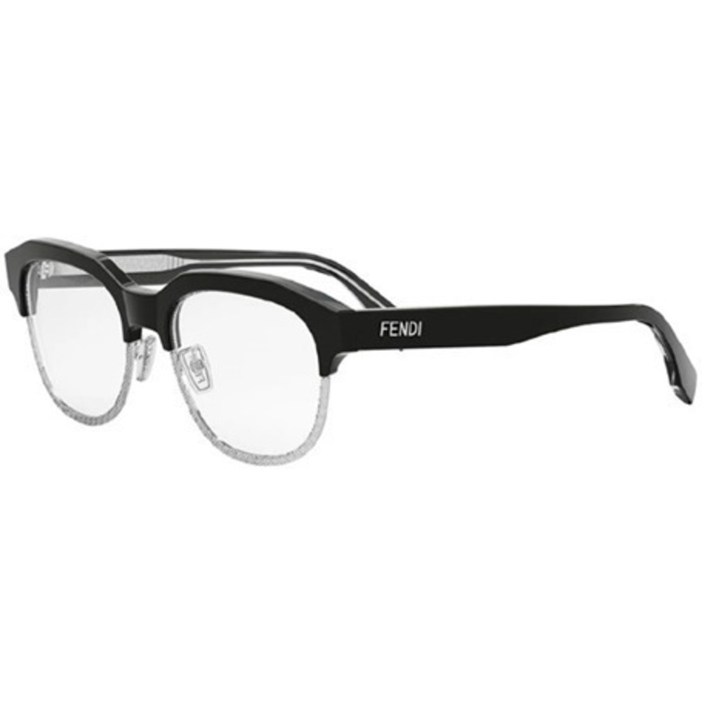 NWT Fendi FE50068U-020-52 Brown 52mm Eyeglasses